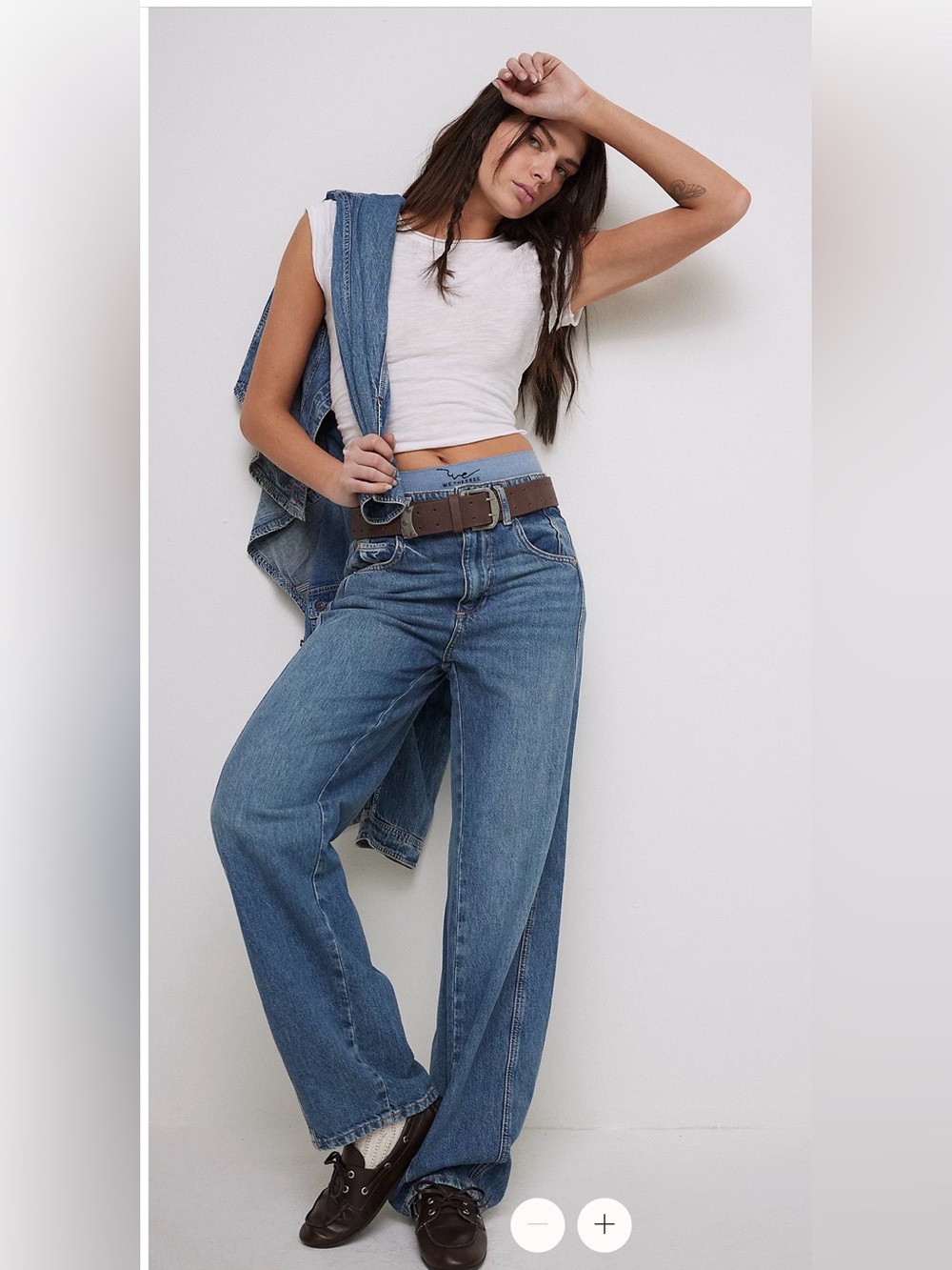 FREE PEOPLE x We The Free Aster High Rise Straight Leg Jeans size 32